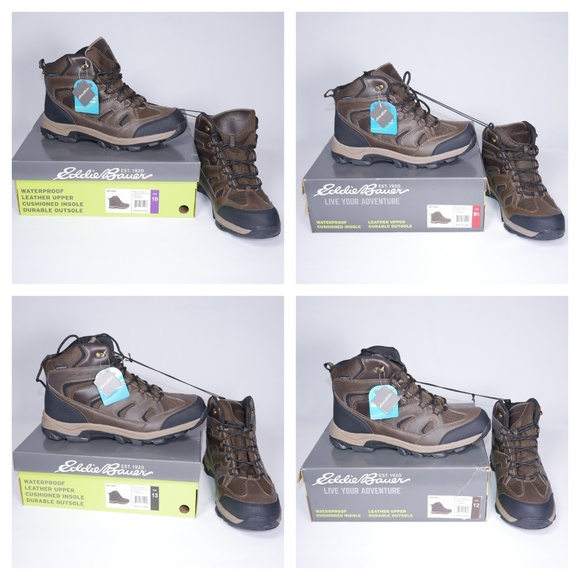 Eddie Bauer Men's Fairmont Hiking Boot Leather New - Picture 8 of 8